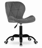 Fotele i krzesła biurowe - LEOBERT Krzesło biurowe LEOBERT Krzesło obrotowe NOTO aksamit ciemnoszare model_3672_1-NOTO-DARY26 - miniaturka - grafika 1