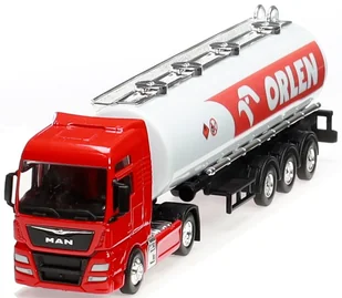 METALOWY MODEL CIĘŻARÓWKA MAN ORLEN CYSTERNA - Samochody i pojazdy dla dzieci - miniaturka - grafika 1