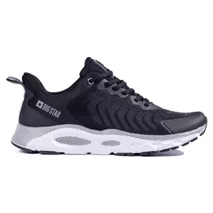 Męskie czarne buty sportowe Big Star LL174096 Memory Foam - Buty sportowe męskie - miniaturka - grafika 1