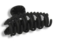 Ozdoby do włosów - Orientana, Klamra spinka do włosów pikowana czarna - miniaturka - grafika 1