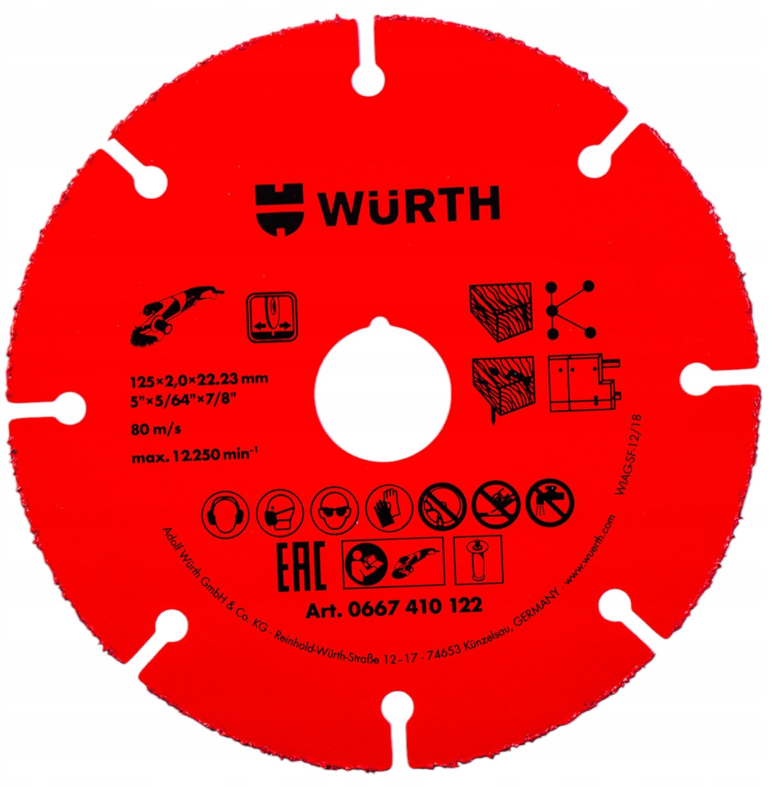 Graphite TARCZA TNĄCA HM D125X2X22,2 MM