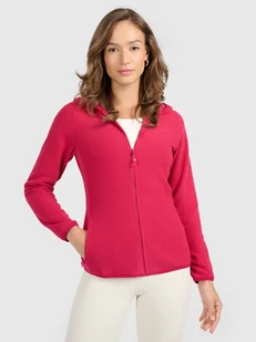 4F Polar slim z kapturem damski - różowy XXL - Bluzy damskie 4F Polar slim z kapturem damski - różowy XXL - Bluzy damskie - miniaturka - grafika 1