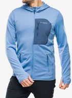 Bluzy sportowe męskie - Bluza z kapturem Columbia Triple Canyon Grid Fleece Hooded FZ - skyler/dark mountain - miniaturka - grafika 1