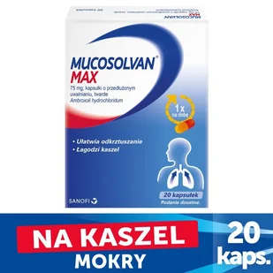 Boehringen Ingelheim INGELHEIM Mucosolvan max x 20 kaps - Przeziębienie i grypa - miniaturka - grafika 2