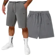 Odzież taktyczna i umundurowanie - Szorty dresowe Pit Bull Washed Lancaster '24 - Szare 3XL - miniaturka - grafika 1