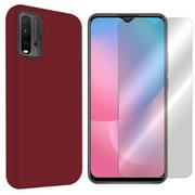 Etui i futerały do telefonów - Etui do Xiaomi Redmi 9T pokrowiec Velvet + szkło - miniaturka - grafika 1