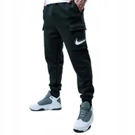 Dresy męskie - SPODNIE DRESOWE NIKE AIR MĘSKIE BAWEŁNA BOJÓWKI DD9696 010 r. S - miniaturka - grafika 1