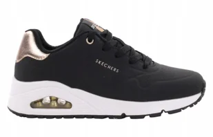Buty damskie Skechers Uno 177094-BLK niskie czarne 38,5 - Buty sportowe damskie - miniaturka - grafika 1