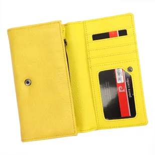 Damski portfel ze skóry ekologicznej Pierre Cardin LADY60 114 - Portfele - miniaturka - grafika 4