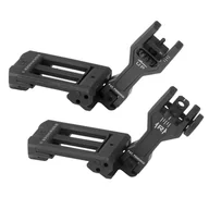 Osprzęt do wiatrówek - Strike Industries - Przyrządy celownicze Sidewinder II BUIS Backup Iron Sights - Czarne - SIDEWINDERII-BK - miniaturka - grafika 1