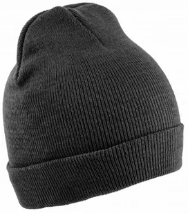 Czapka ZIMOWA OCIEPLANA POLAREM CZARNA CIEPŁA - Odzież robocza - miniaturka - grafika 1