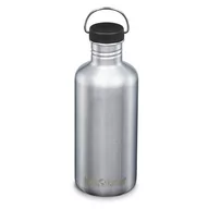 Shakery i bidony sportowe - Klean Kanteen Klean Kanteen Classic Bottle 1182ml with Loop Cap, srebrny  2022 Bidony 1009196 - miniaturka - grafika 1