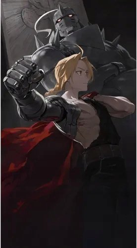 Plakat Anime Fullmetal Alchemist FMA_076 A2 Custom Manga