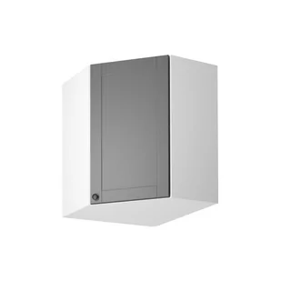 Szafka Górna Wisząca Narożna 1 Drzwi G60N Linea Gała Meble Szary, Biały - Szafki kuchenne - miniaturka - grafika 1