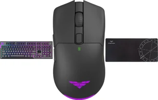 Klawiatura PREYON Klawiatura PREYON SILENT CLAW Yellow + Mysz PREYON Owl Wireless + Podkładka PREYON Falcon Speed XL - Myszki - miniaturka - grafika 1