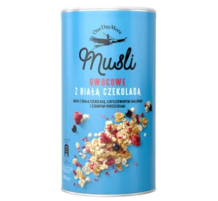 OneDayMore Musli Owocowe z białą czekoladą 400 g - Płatki śniadaniowe i musli - miniaturka - grafika 1