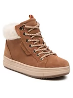 Buty dla dziewczynek - Geox Trzewiki J Rebecca G. Wpf A J26CVA 00022 C6627 S Brązowy - miniaturka - grafika 1