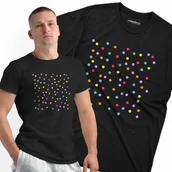 Koszulki męskie - Koszulka męska DZIEŃ KROPKI prezent dla niego na dzień przedszkolaka - miniaturka - grafika 1