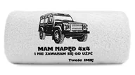 Ręczniki - pat15.net Mały ręcznik do rąk off-road 4x4 50x100 Land Rover Defender 1077 - miniaturka - grafika 1