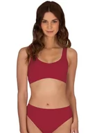 Biustonosze - Trigema Damski biustonosz sportowy, czerwony (Rubin 436), XXL - miniaturka - grafika 1