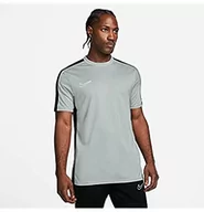 Koszulki męskie - Nike Męski top z krótkim rękawem Dri-Fit Academy, Wolf Grey/Black/White, DR1336-012, XS - miniaturka - grafika 1
