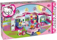 Klocki - Hello Kitty Klocki Konstrukcyjne Unico Market Centrum Handlowe 140 Element - miniaturka - grafika 1