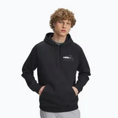 Sport OUTLET - Bluza męska Under Armour Rival Fleece HBR Logo Hoodie black/white WYSYŁKA W 24H 30 DNI NA ZWROT - miniaturka - grafika 1