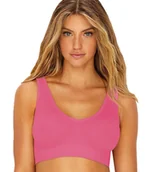 Biustonosze - Biustonosz bezszwowy wygodny top damski sportowy stanik fitness miękki s - miniaturka - grafika 1