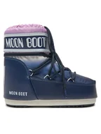 Śniegowce damskie - Moon Boot Śniegowce 80D1409530 Granatowy - miniaturka - grafika 1