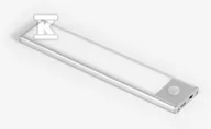 Oprawy, klosze i abażury - Nextec OPRAWA MEBLOWA LED 20cm, Srebrna, 4000K, light sensor + pir, ładowanie 750mA - miniaturka - grafika 1