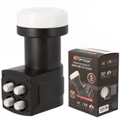 Konwertery satelitarne - Opticum Konwerter Satelitarny QUAD RED LNB 03H Premium [0214] - miniaturka - grafika 1