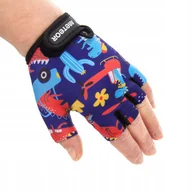 Rękawiczki rowerowe - Rękawiczki rowerowe dla dzieci Meteor Dino Cars granatowe 17389-17390-17391 - miniaturka - grafika 1