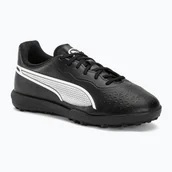 Piłka nożna - Buty piłkarskie dziecięce PUMA King Match TT puma black/puma white - miniaturka - grafika 1