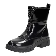 Botki damskie - Czarne botki damskie trapery zimowe S.Barski 223-88 - S.BARSKI - miniaturka - grafika 1