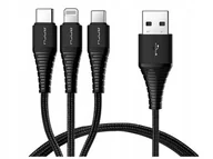 Kable USB - KABEL WZMACNIANY 3 W 1 (ROCK) - miniaturka - grafika 1