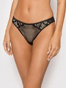 Majtki damskie - Maison Lejaby Stringi Sin 19162 Czarny - miniaturka - grafika 1