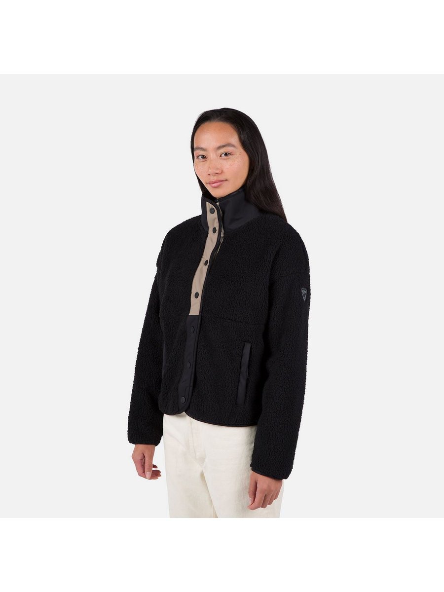 Bluza damska polarowa Rossignol W Cieloalto Fleece czarny M