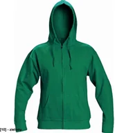 Bluzy męskie - NAGAR - bluza z kapturem ściąganym sznurkiem 80% bawełna, 20% poliester - biały/jasnoszary 3XL - miniaturka - grafika 1