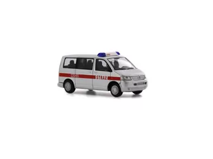 VW T5 Bus KR FD Straż (PL) Rietze 51878 - Kolekcjonerskie modele pojazdów - miniaturka - grafika 1