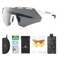 Okulary sportowe - Okulary rowerowe z 4 wymiennymi szkłami Rockbros RB600 - miniaturka - grafika 1