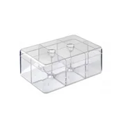 Pojemniki kuchenne - MEPAL Rosti Mepal 106815053100 Tee pudełko prostokątne SAN przezroczysty 21,7 x 14,8 x 8,5 cm 106815053100 - miniaturka - grafika 1