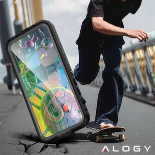 Etui Wodoodporne Alogy IP68 Case z przezroczystym tyłem Pancerna obudowa 360 do MagSafe do Apple iPhone 14 - Etui i futerały do telefonów - miniaturka - grafika 14