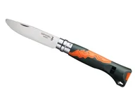Noże - Opinel scyzoryk dla dzieci nr 7 Outdoor Junior ze stali 12 °C27 zaokrąglony szpic khaki/rękojeść pomarańczowej poliamid-nóż, niebieski, M 1010783310 - miniaturka - grafika 1