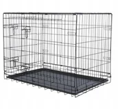 Sprzęt podróżny i transportery dla psów - Trixie Home kennel, M–L: 93 × 69 × 62 cm, black - miniaturka - grafika 1