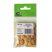 Zawiasy, okucia i inne akcesoria - Zaślepka konfirmatu beż 100 szt. Standers - miniaturka - grafika 1