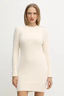 Sukienki - Morgan sukienka kolor beżowy mini dopasowana RMRIK - miniaturka - grafika 1