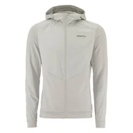 Bluzy męskie - Męska Bluza CRAFT ADV ESSENCE JERSEY HOOD JKT 2 M 1915283-918000 – Szary - miniaturka - grafika 1