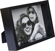 Ramki na zdjęcia - Ramka na zdjęcie box głęboka 10x15 cm  stojąca i wisząca czarna BD art - miniaturka - grafika 1
