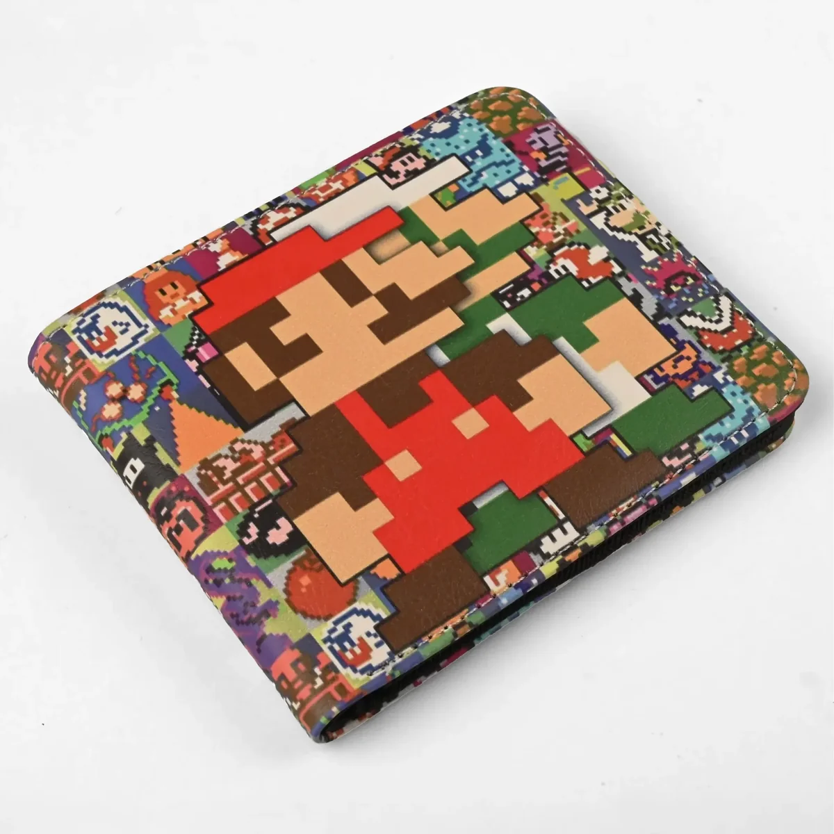 Mario 13 cm Eko-Skóra Portfel Gamingowy Super Mario Bros