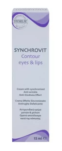 Synchroline SYNCHROVIT eyes/lips krem 15ml - Kosmetyki pod oczy - miniaturka - grafika 1